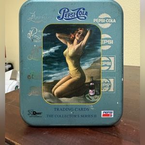 Vintage Pepsi Cola Trading Cards Tin